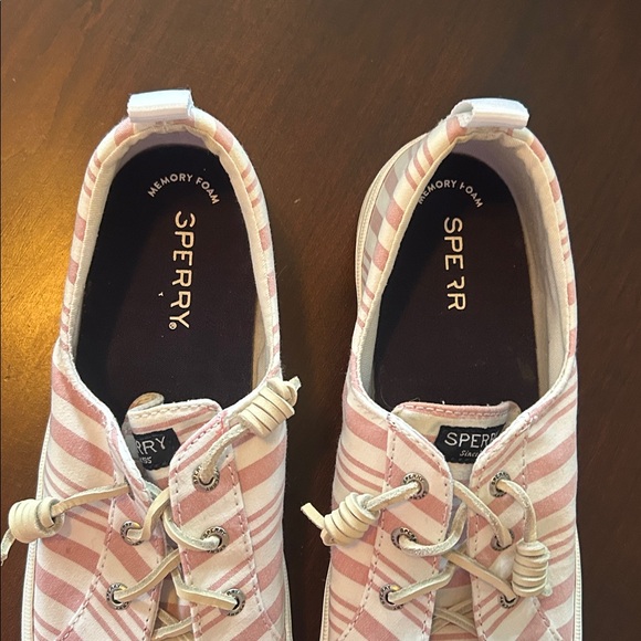 Sperry Women's Seacycle Crest Vibe Striped Rose Sneakers 8.5 - Picture 3 of 7